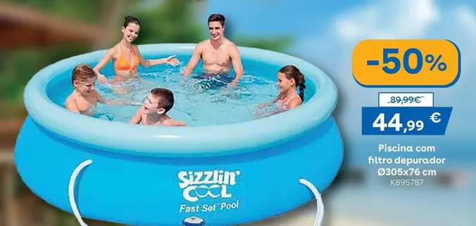 Sizzlin Cool - Piscina Com Filtro Depurador