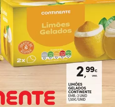 Continente - Limoes Gelados