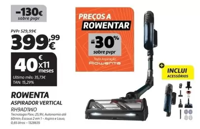 Rowenta - Aspirador Vertical