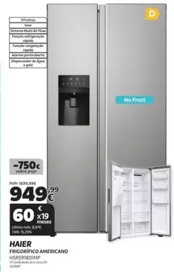 Haier - Frigorífico Americano