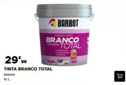 Barbot - Tinta Branco Total