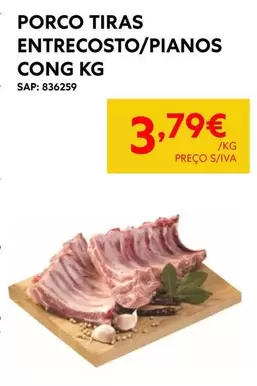 Porco Tiras Entrecosto/pianos Cong