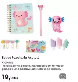 Set De Papeler�a Axolotl