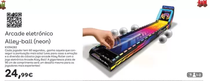 Arcade Electronico Alley-ball (neon)