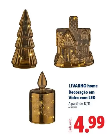 A+ - Decoração Em Vidro Com Led
