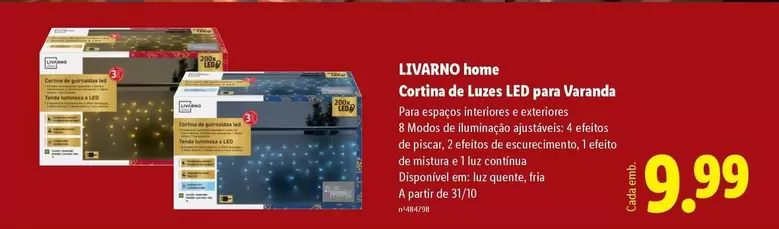 A+ - Cortina De Luxe Led Para Vinancia