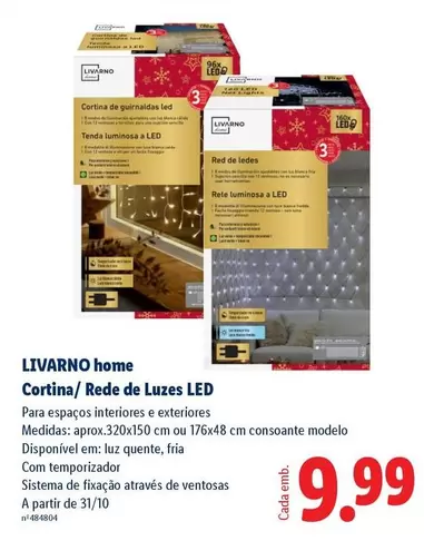 Livarno Home Cortina/rede De Luzes Led