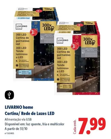 Cortina/ Rede De Luzes Led