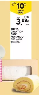 Torta Chantilly/Ovo/ Morango