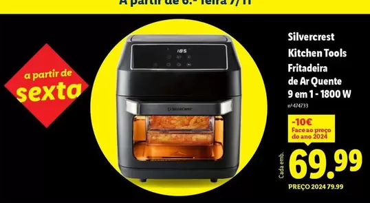 silvercrest - Fritadeira De Ar Quente 9 En 1