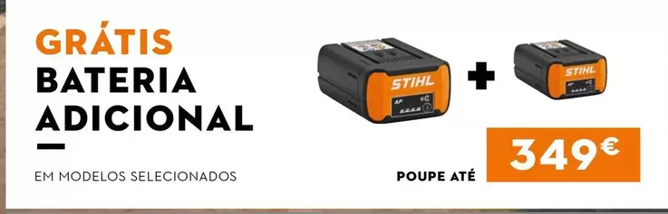 Stihl - Grútis Bateria Adicional