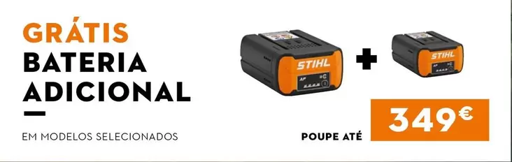 Stihl - Grútis Bateria Adicional