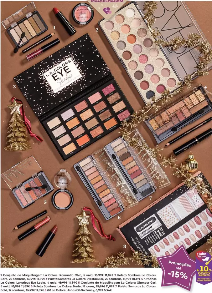 Paleta Sombras La Colors:Nude 12 Cores