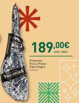 Pata Negra - Presunto Porco Preto