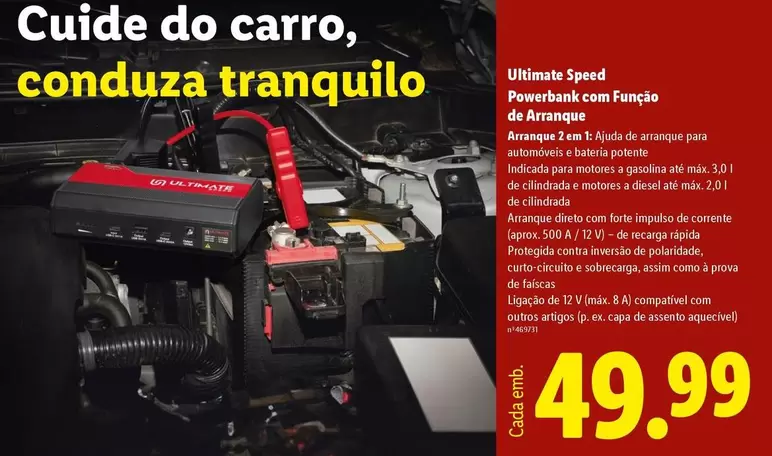 Crivit - Ultimate Speed Powerbank Con Functo De Frangique