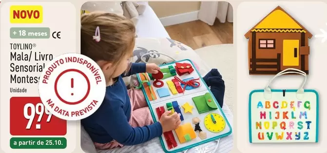 Mala/ Livro Sensorial Montes