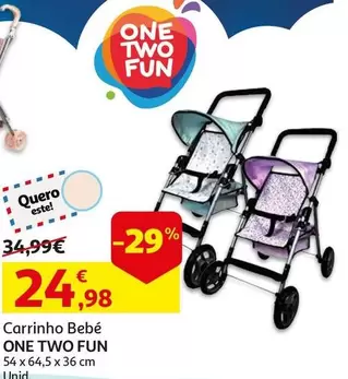 One Two Fun - Carrinho Bebé