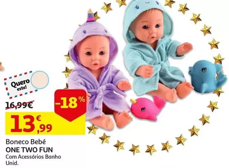 One Two Fun - Boneco Bebé