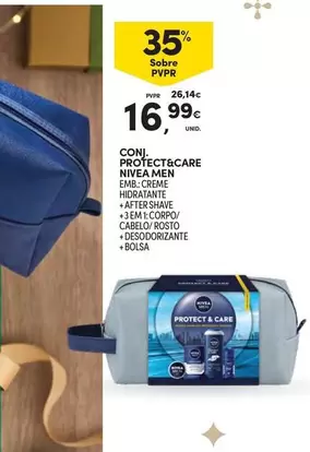Nivea - Protèc&care Men Env.e Creme Hi-tarron/ Carbe/ Rosto/ Bistorrozziante