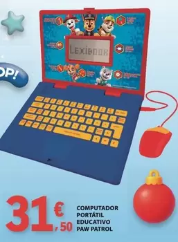 Paw Patrol - Computador Portatil Educativo