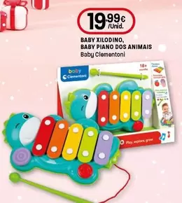 clementoni - Baby Xilodino, Baby Piano Dos Animais