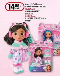 Gabby'S Dollhouse - Boneca Gabby Filme/Boneca Gabby/Playset Confeitaria Gabby