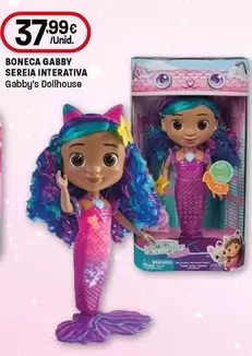 Gabby'S Dollhouse - Boneca Gabby Sereia Interativa