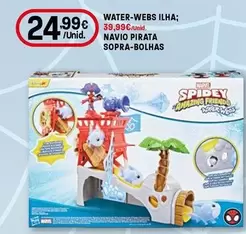 Water-Webs Ilha; Navio Pirata Sopra-Bolhas