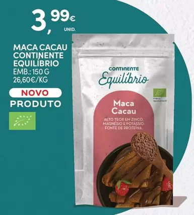 Continente - Maca Cacau Equilibrio