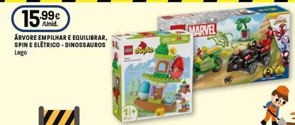 LEGO - Arvore Empilhar Equilibrar, Spin E Elétrico-Dinosauros