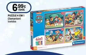 Clementoni - Puzzle 4 Em 1