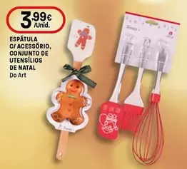 Do Art - Espátula C/Acessório, Conjunto De Utensílios De Natal