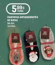 Pantufas Antiaderentes De Natal