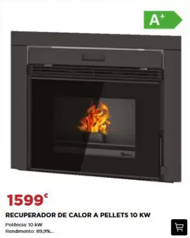 A+ - Recuperador De Calor A Pellets 10 Kw