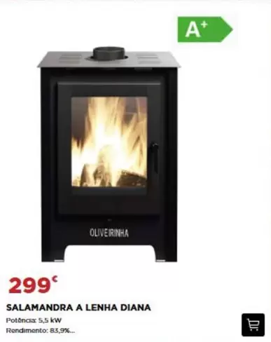 A+ - Salamandra A Lenha Diana
