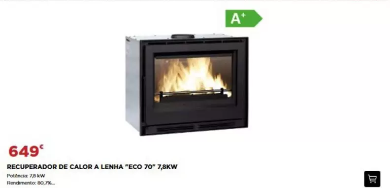 A+ - Recuperador De Calor A Lenia "eco" 70"