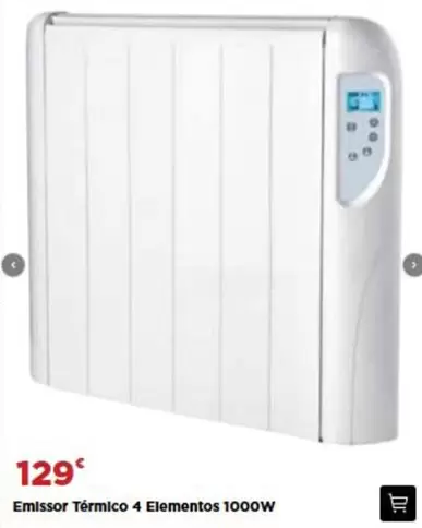 Emissor Térmico 4 Elementos 1000w