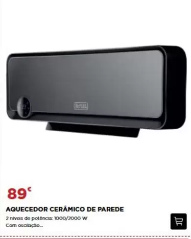 .Com - Aquecedor Ceramico De Parede