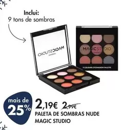 Palette - Paleta De Sombras Nude Magic Studio