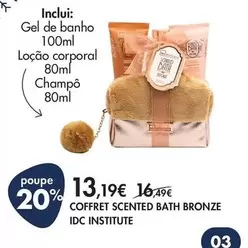Idc Institute - Coffret Scented Bath Bronze IDC Institute
