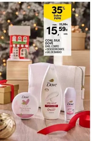 Dove - Coni, Silk Emb, Corpo, Desodorante + Gel De Bano