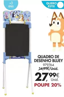 A+ - Quadro De Desenho Bluey