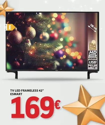 Esmart - Tv Led Frameless 42"