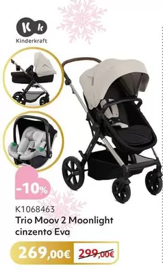 Kinderkraft - Trio Moov 2 Moonlight Cinzento Eva