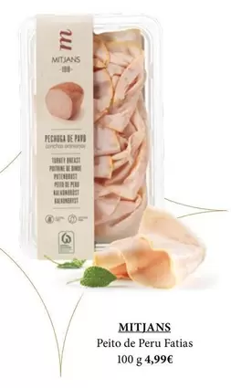 Peito De Peru Fatias