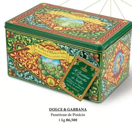 Dolce & Gabbana - Panettone De Pistário