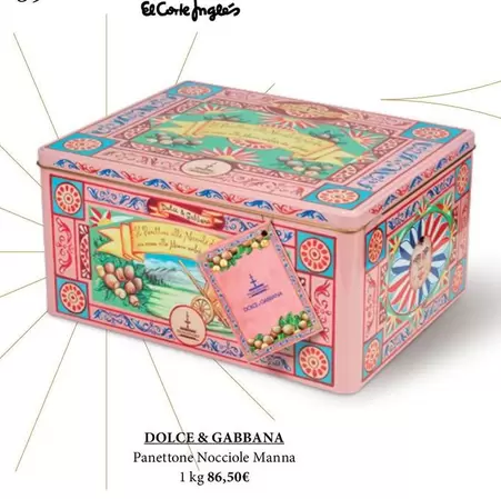 Dolce & Gabbana - Panettone Nocciole Manna