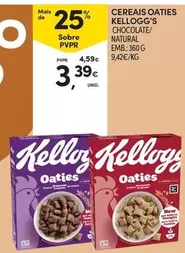 Kellogg's - Cereais Oatiles Chocolate/ Natural