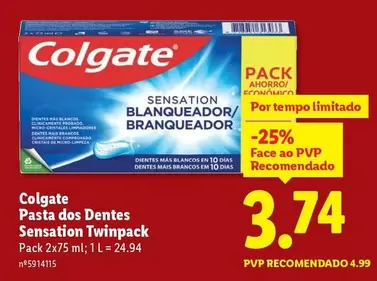 Colgate - Pasta Dos Dentes Sensation Twinpack