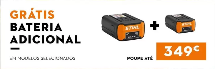 Stihl - Grútis Bateria Adicional